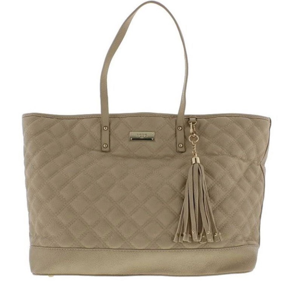 $195 BCBG tassel faux leather purse